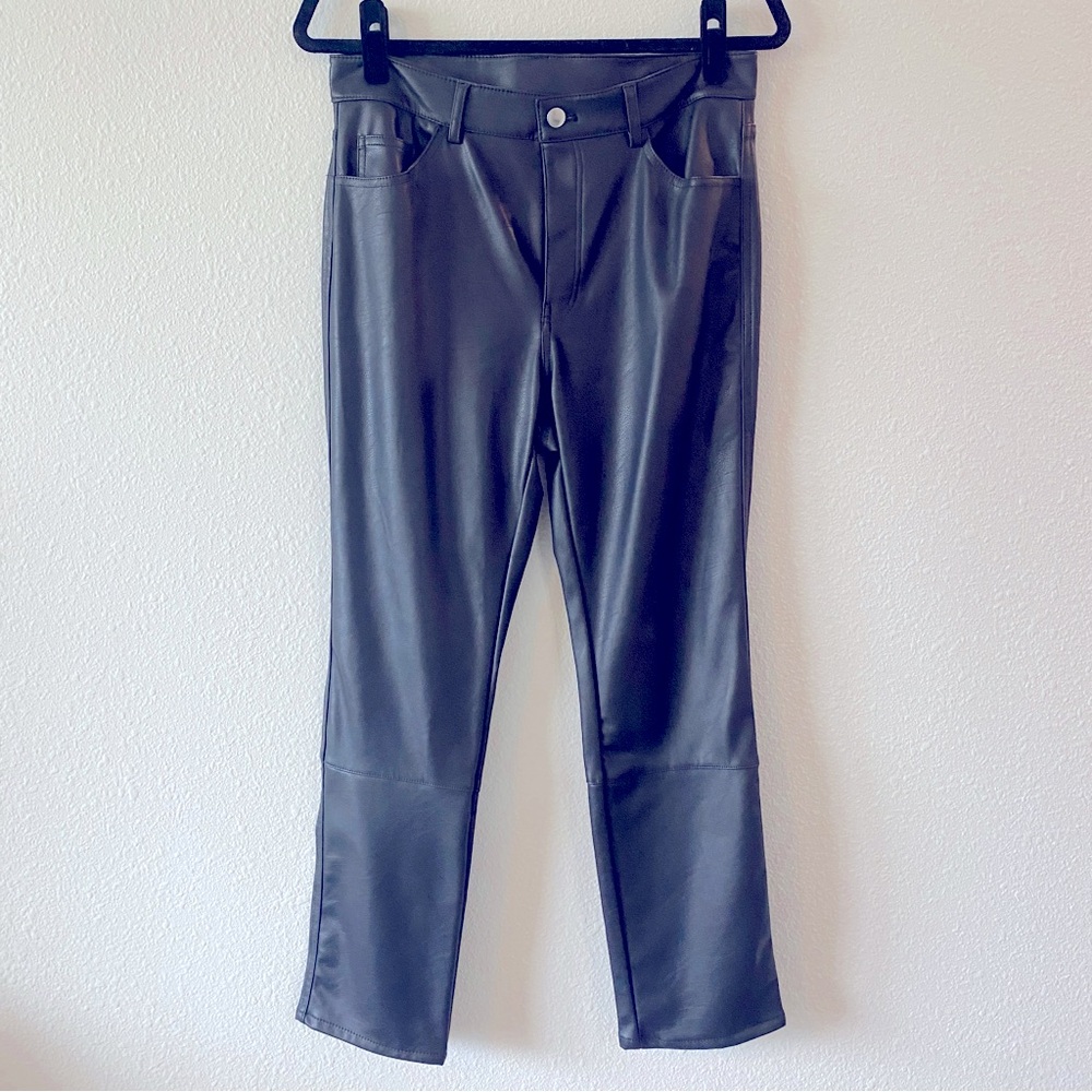 H&M Faux Leather Pants